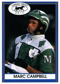 2013 Harness Heroes #24 Marc Campbell Front